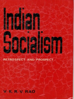 cover image of Indian Sociolism (Retrospect and Prospect)
